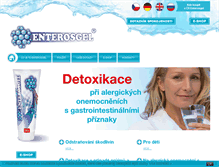 Tablet Screenshot of alergie.enterosgel.eu
